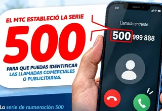 MTC: llamadas comerciales o spam tendrán el prefijo 500