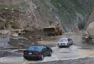 MTC: Vías de cuatro regiones afectadas por huaicos ya fueron rehabilitadas