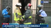 Un muerto dejó incendio en una vivienda de Barrios Altos - Noticias de elvia-barrios