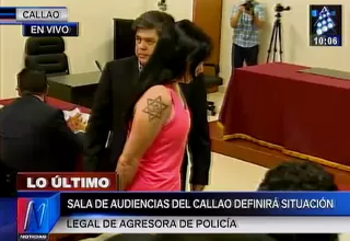 Mujer agresora de policía fue condenada a 6 años y 8 meses de prisión