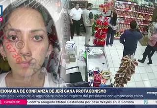 La mujer que acompañó a José Jerí al local de empresario chino