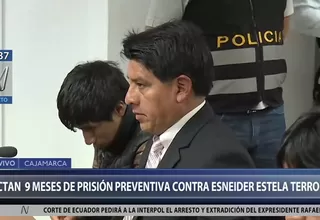 Caso Juanita Mendoza: dictan 9 meses de prisión preventiva contra Esneider Estela