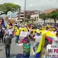 Multitudinarias marchas contra Gustavo Petro