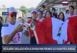 Mundial Rusia 2018: consulados móviles atenderán emergencias de peruanos