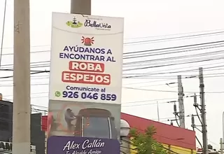 Municipalidad de Bellavista colocó carteles con rostros para capturar a los delincuentes