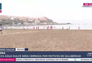 Municipalidad de Chorrillos cerrará playa Agua Dulce el 15 de febrero