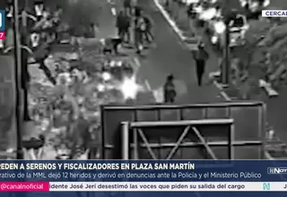 Municipalidad de Lima denuncia agresión a serenos tras operativo