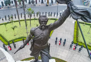 Municipalidad de Lima entregó monumento restaurado de Francisco Bolognesi