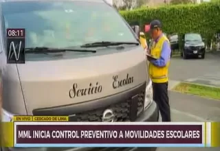 Municipalidad de Lima inició campaña "Movilidad escolar segura 2018"