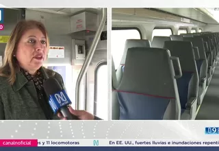 Municipalidad de Lima presenta vagones del tren Lima–Chosica