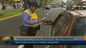 Municipalidad de Lima realizó operativo para fiscalizar a taxis informales - Noticias de comerciantes-informales