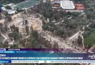 Municipalidad de Lima resuelve contrato por abandono de obras en el Campo de Marte