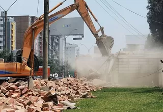 Municipalidad de Lima derribó cerco que rodeaba el Jockey Club del Perú