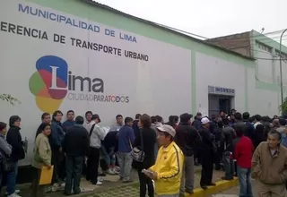 Municipalidad de Lima solicitó al MTC ampliación del plazo para cambio de placas