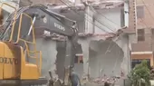 Municipalidad de San Juan de Lurigancho demuele una casa construida en medio de una calle  - Noticias de jada-pinkett-smith