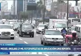 Municipalidad de San Miguel anulará cerca de 21 mil fotopapeletas por deficiente señalización
