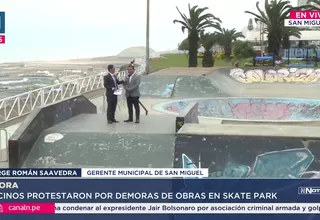 Municipalidad de San Miguel refacciona skatepark de Bertolotto