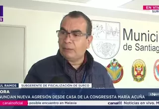 Municipalidad de Surco denunciará a esposo de María Acuña por agresión a trabajadores