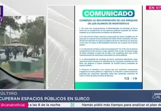 Municipalidad de Surco inicia recuperación de espacios públicos