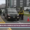 Municipio de Miraflores denunció cobro de cupos a colectivos que transitan por la avenida Arequipa