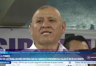 Partido de los Trabajadores informa que murió su candidato presidencial Napoleón Becerra