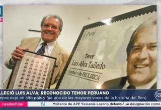 Murió Luis Alva, tenor peruano y leyenda de la lírica mundial