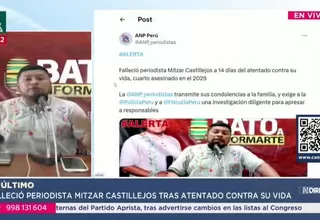 Murió Mitzar Castillejos tras ataque de sicarios en Ucayali