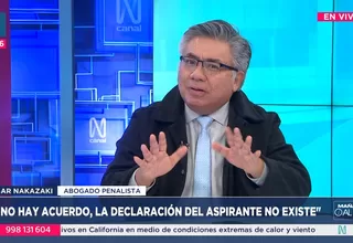 Nakazaki: Congreso no debe decidir futuro penal de Dina Boluarte
