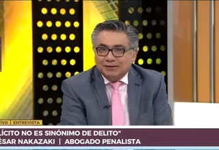 Nakazaki sobre caso Keiko Fujimori: "La Fiscalía está dispuesta a que no recupere su libertad"