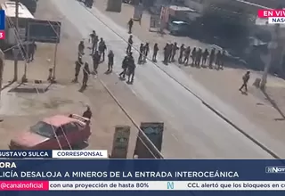 Nasca: PNP restablece tránsito tras nuevo intento de bloqueo vial