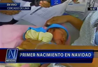 Navidad: Ana María es el nombre de la primera bebé nacida en esta fecha