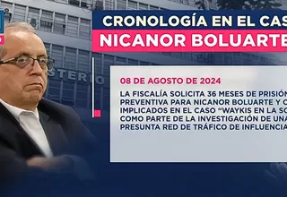 Nicanor Boluarte: Cronología del caso del hermano presidencial