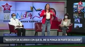 Nidia Vílchez: No estoy de acuerdo con que JNE se ponga de parte de alguien - Noticias de APRA