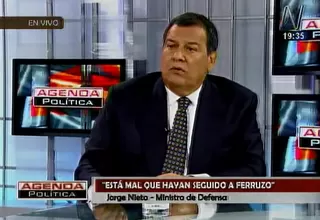 Nieto: Es grave que sigan los métodos de Montesinos en la escena pública