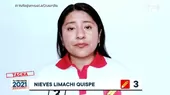 Nieves Limachi jurará como congresista tras fallecimiento de Fernando Herrera - Noticias de fallecimiento