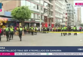 Niño de 2 años muere atropellado por vehículo en Gamarra
