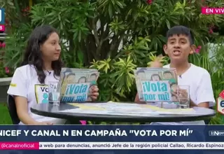 UNICEF y Canal N impulsan Vota por Mí para visibilizar preocupaciones de la infancia