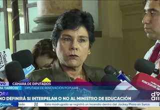 Norma Yarrow califica de “majadería” los cuestionamientos a las facultades legislativas