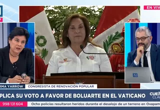 Yarrow explicó por qué autorizó viaje de Boluarte al Vaticano: "El papa tiene DNI peruano"