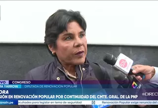 Norma Yarrow sobre Óscar Arriola: “Es la persona que debería estar fuera hace rato”