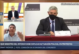 Novoa: Elice debe explicar ante el Congreso actuación policial durante protestas por ley agraria