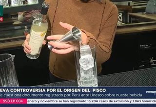 Nueva controversia por el origen del Pisco