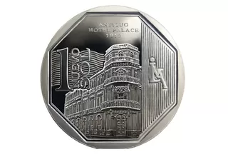 Nueva moneda de un sol rinde homenaje al antiguo Hotel Palace de Loreto