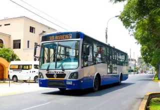 Nueva ruta del Corredor Azul inicia marcha blanca hoy en Lima