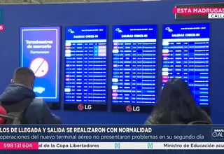 Nuevo aeropuerto Jorge Chávez opera vuelos sin inconvenientes
