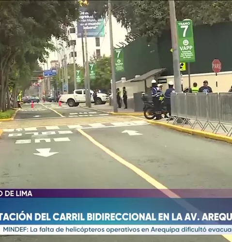 Nuevo carril bidireccional en la avenida Arequipa: Conoce los cambios para buses y vehículos particulares