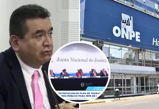 Nuevo jefe de ONPE: JNJ realizará entrevista final el 14 de julio
