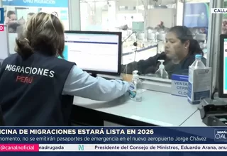 Nuevo aeropuerto Jorge Chávez sin oficina de Migraciones