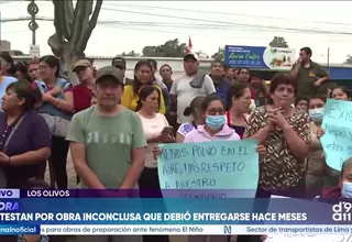 Obra paralizada en avenida Marañón genera polvo y afecta a vecinos y comerciantes de Los Olivos