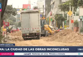 Obras inconclusas en Lima: caos, accidentes y más de S/4,500 millones estancados